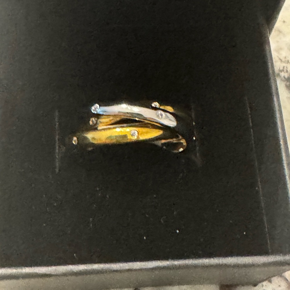 Sterling Silver Women's Triple Rolling  Ring